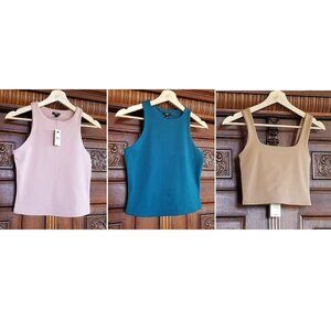 3 Express Body Contour Crop Tops